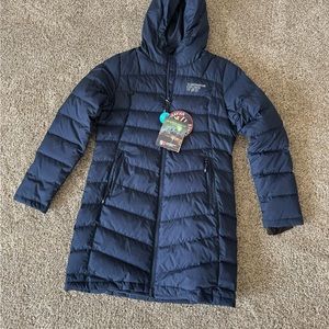 Scandinavian North Explorer Women’s Down Coat - Size Medium - Navy Blue